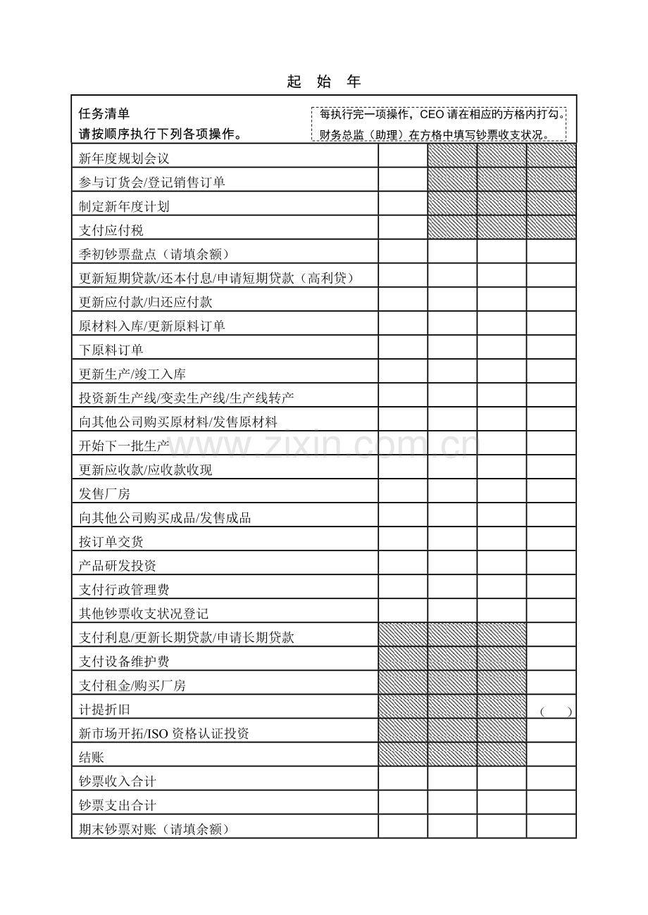 ERP手工沙盘学生团队运营表.doc_第2页