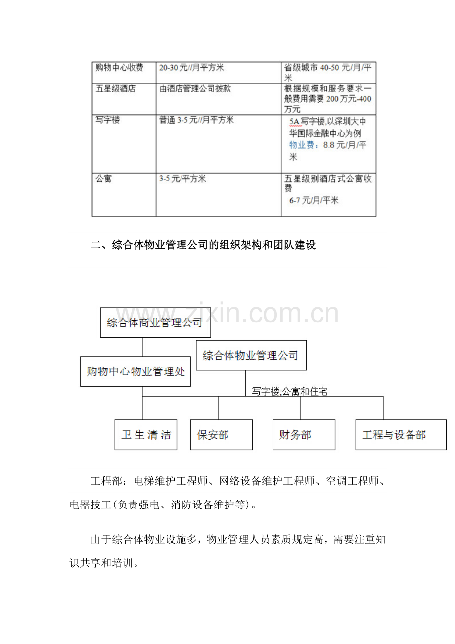 城市商业综合体物业管理特点及其运作方案.doc_第3页