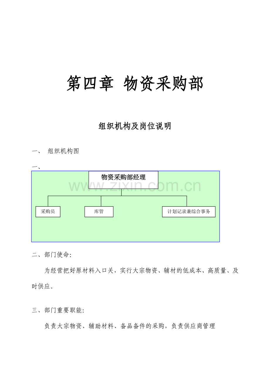 物资部岗位职责样本.doc_第3页