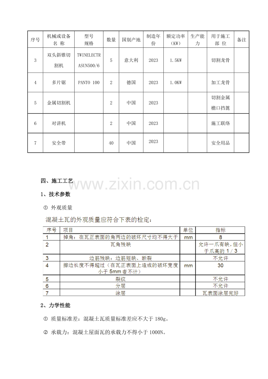 怀来酒店工程屋面瓦施工方案优秀文章.doc_第3页