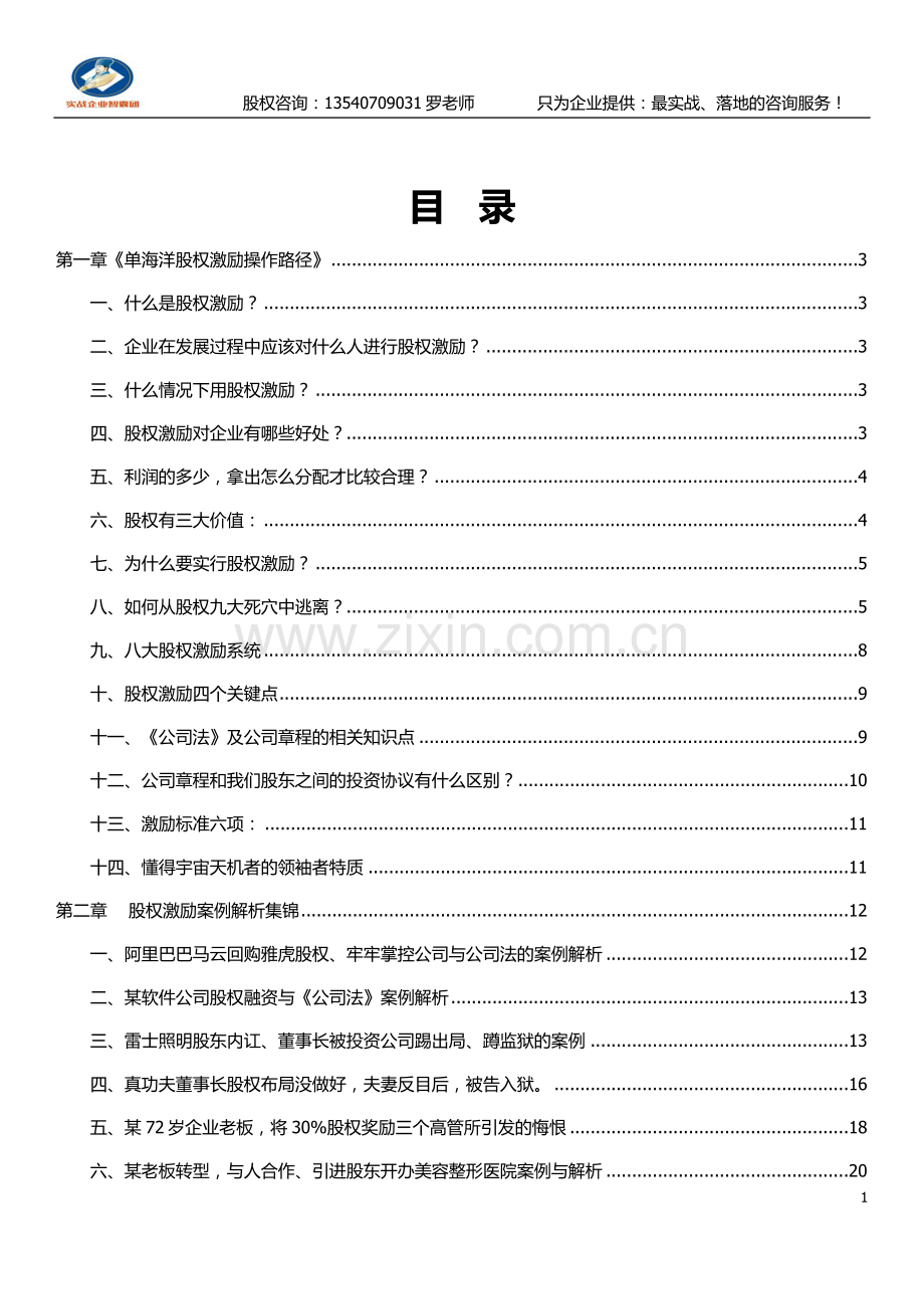 《股权激励操作路径》电子书(2).doc_第1页