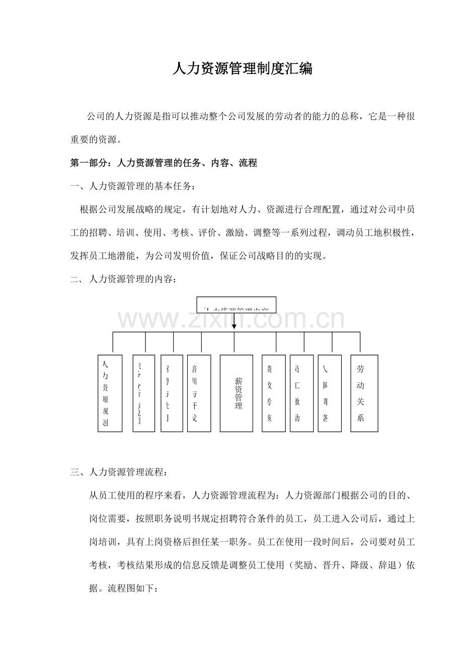 行政人力资源制度汇编.doc_第1页