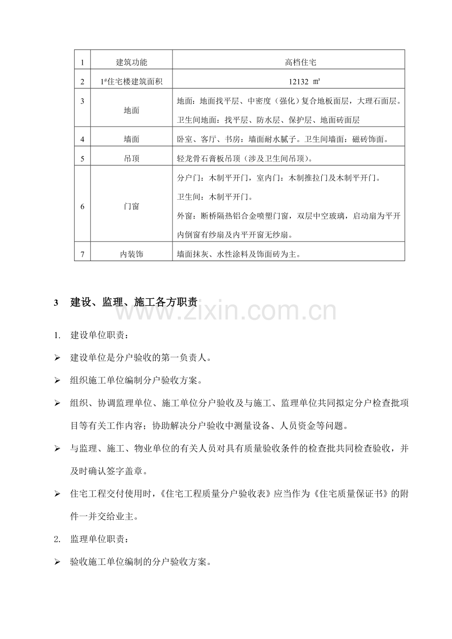 精装修分户验收方案验收计划验收内容验收数量验收标准验收表格secret.doc_第2页