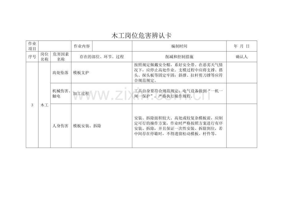 岗位危害识别卡.doc_第3页