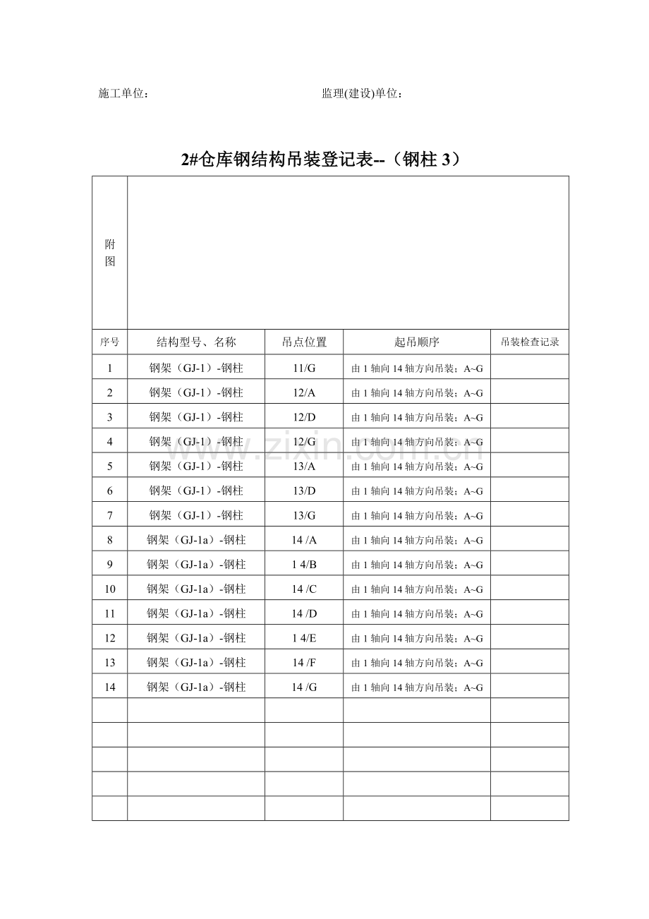 仓库钢结构吊装记录表.doc_第3页