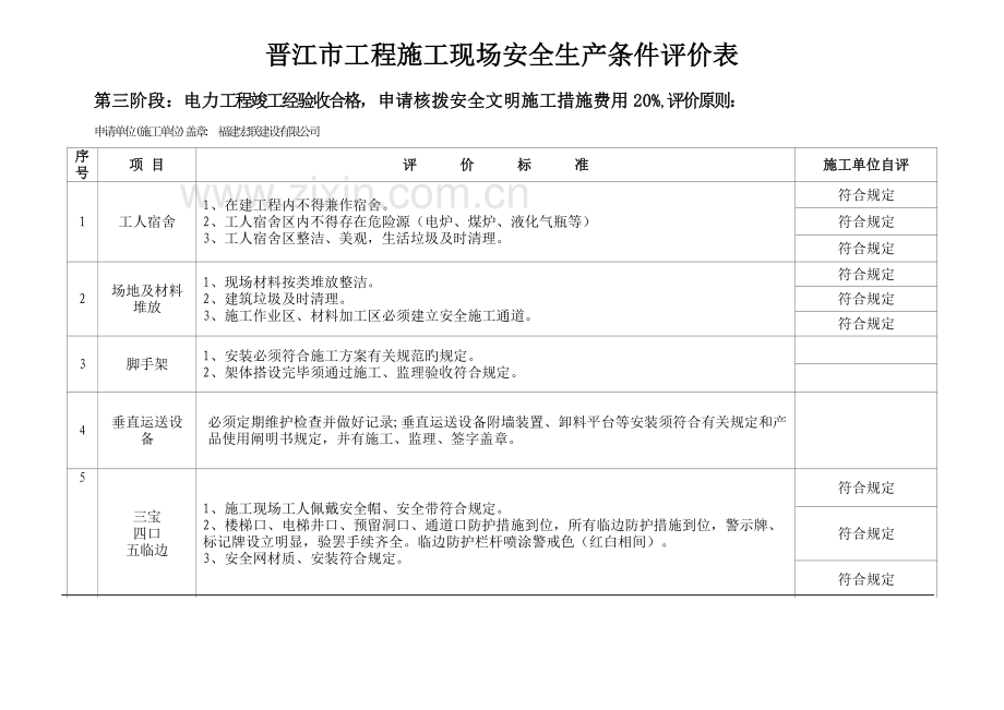 安全措施费用申请表.doc_第2页