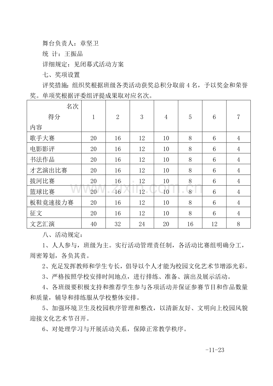 校园文化艺术节活动方案.doc_第3页