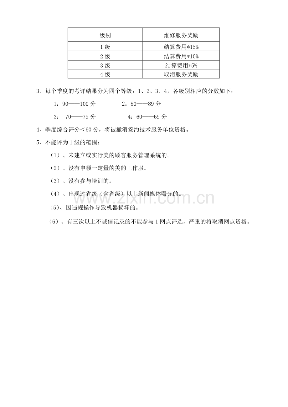 电器公司度服务网点考评管理规定.doc_第3页