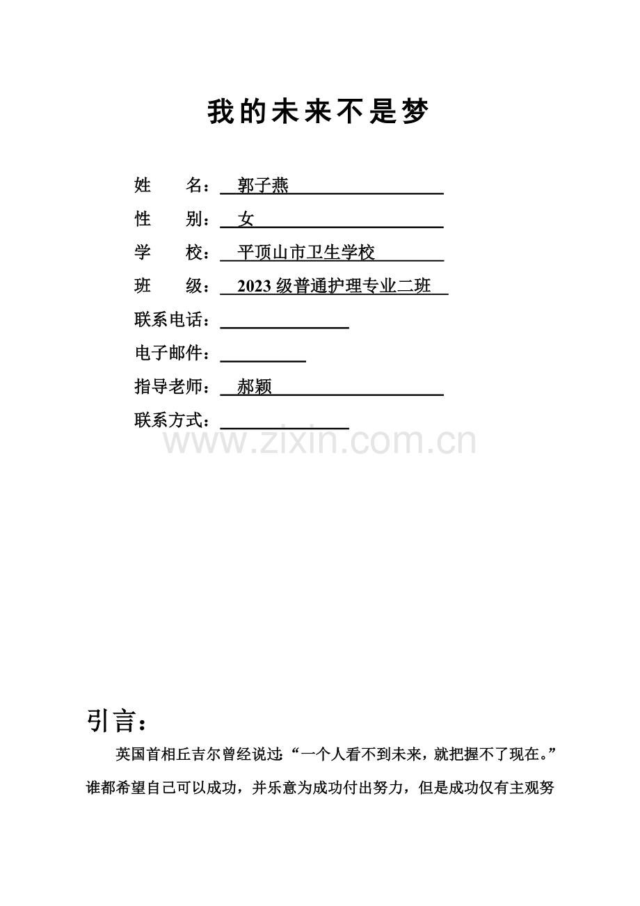 规划未来成就梦想.doc_第2页