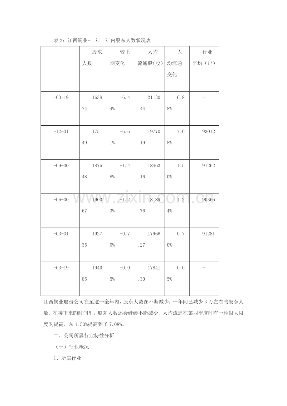 江西铜业有限公司行业竞争力分析.doc_第3页