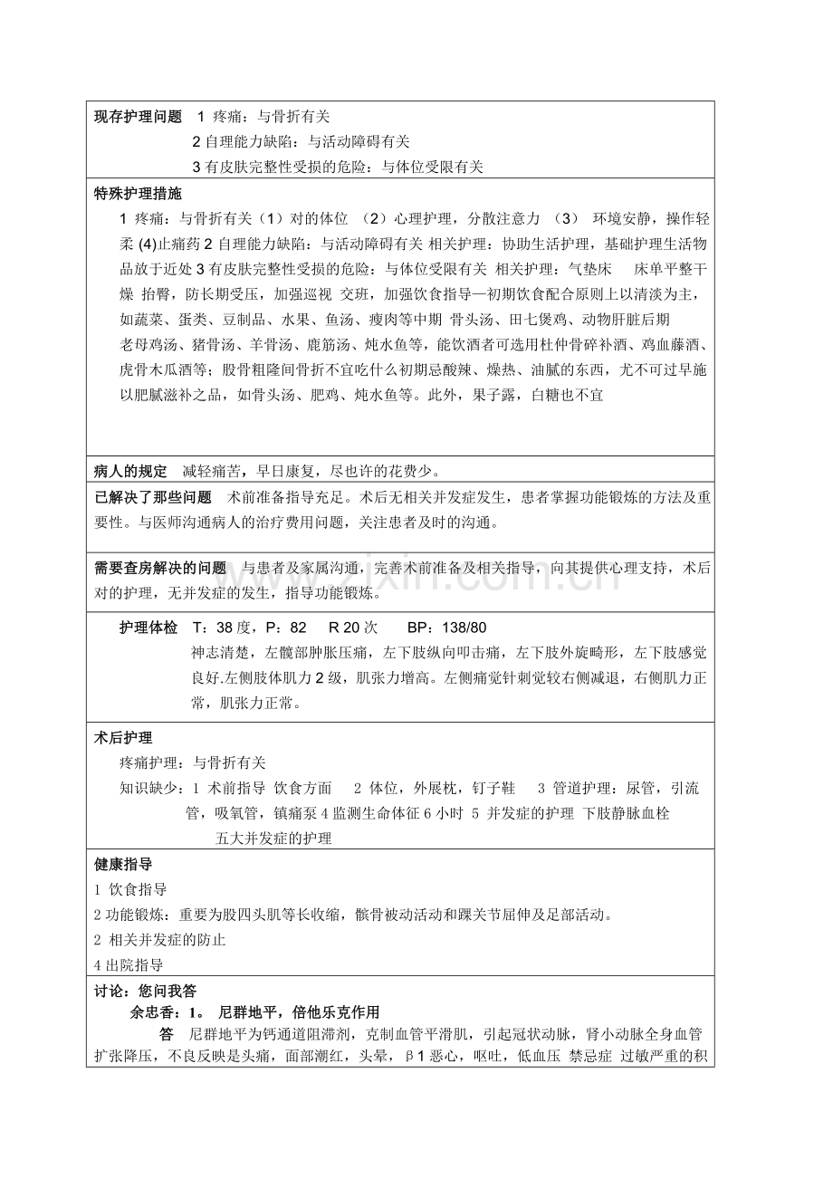 新版护理查房记录表.doc_第2页