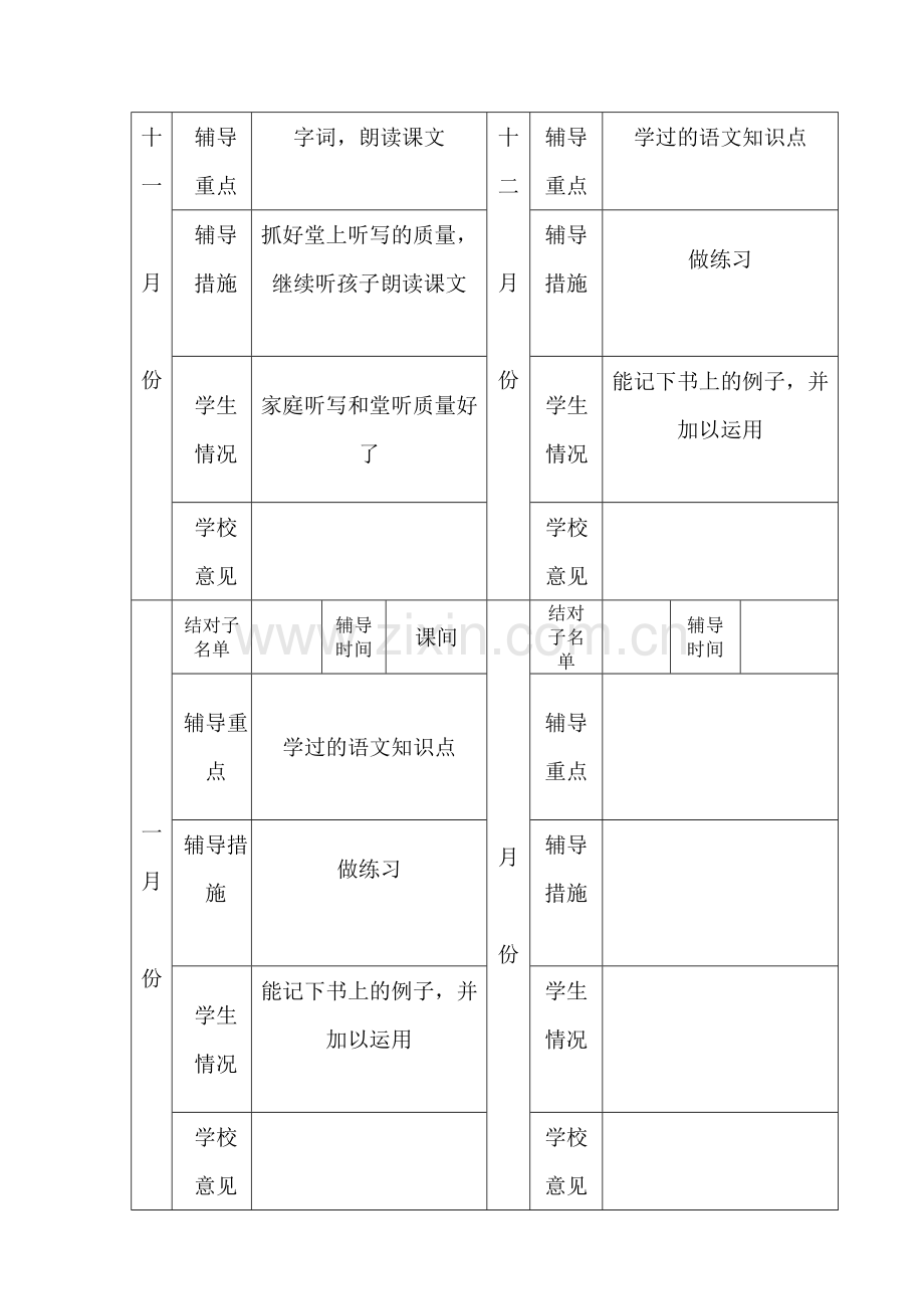 新版学困生辅导记录表.doc_第2页