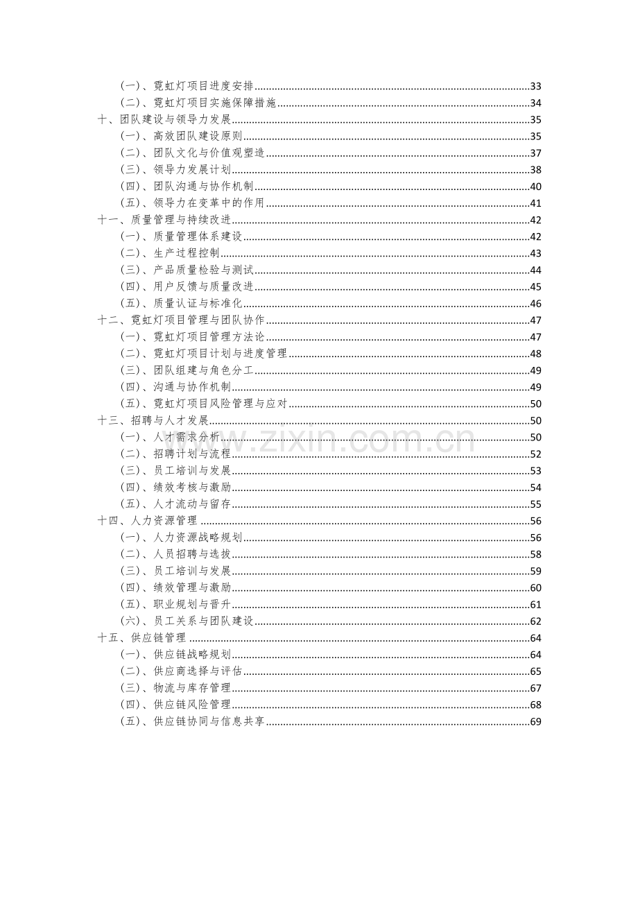 2024年霓虹灯项目深度研究分析报告.docx_第3页