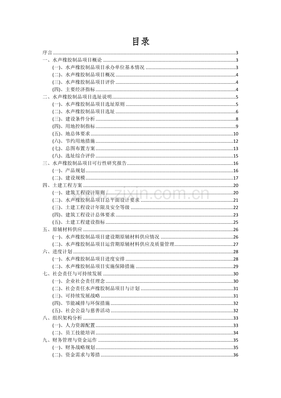 2024年水声橡胶制品项目可行性研究报告.docx_第2页