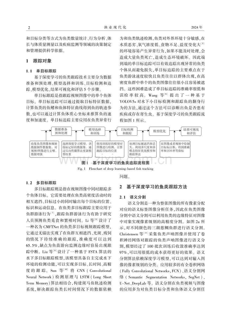 基于深度学习的鱼类跟踪技术研究进展.pdf_第2页