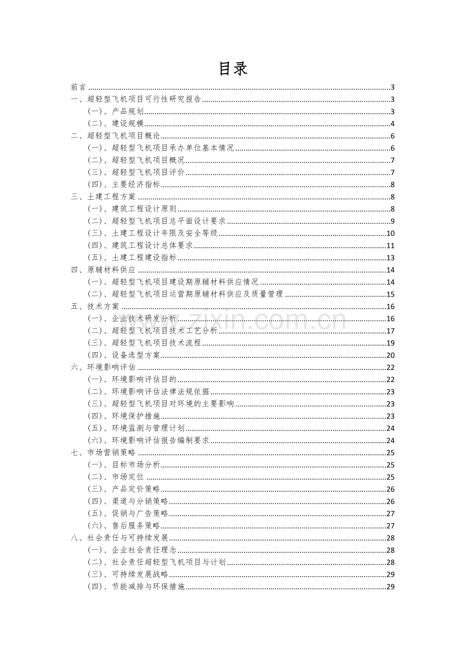 2024年超轻型飞机项目可行性分析报告.docx_第2页