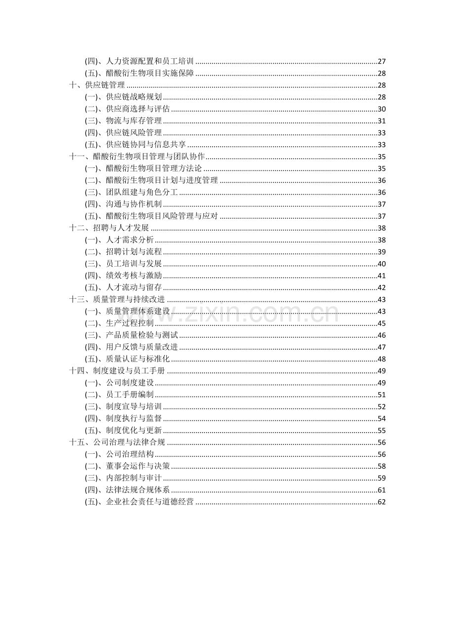 2024年醋酸衍生物项目可行性分析报告.docx_第3页