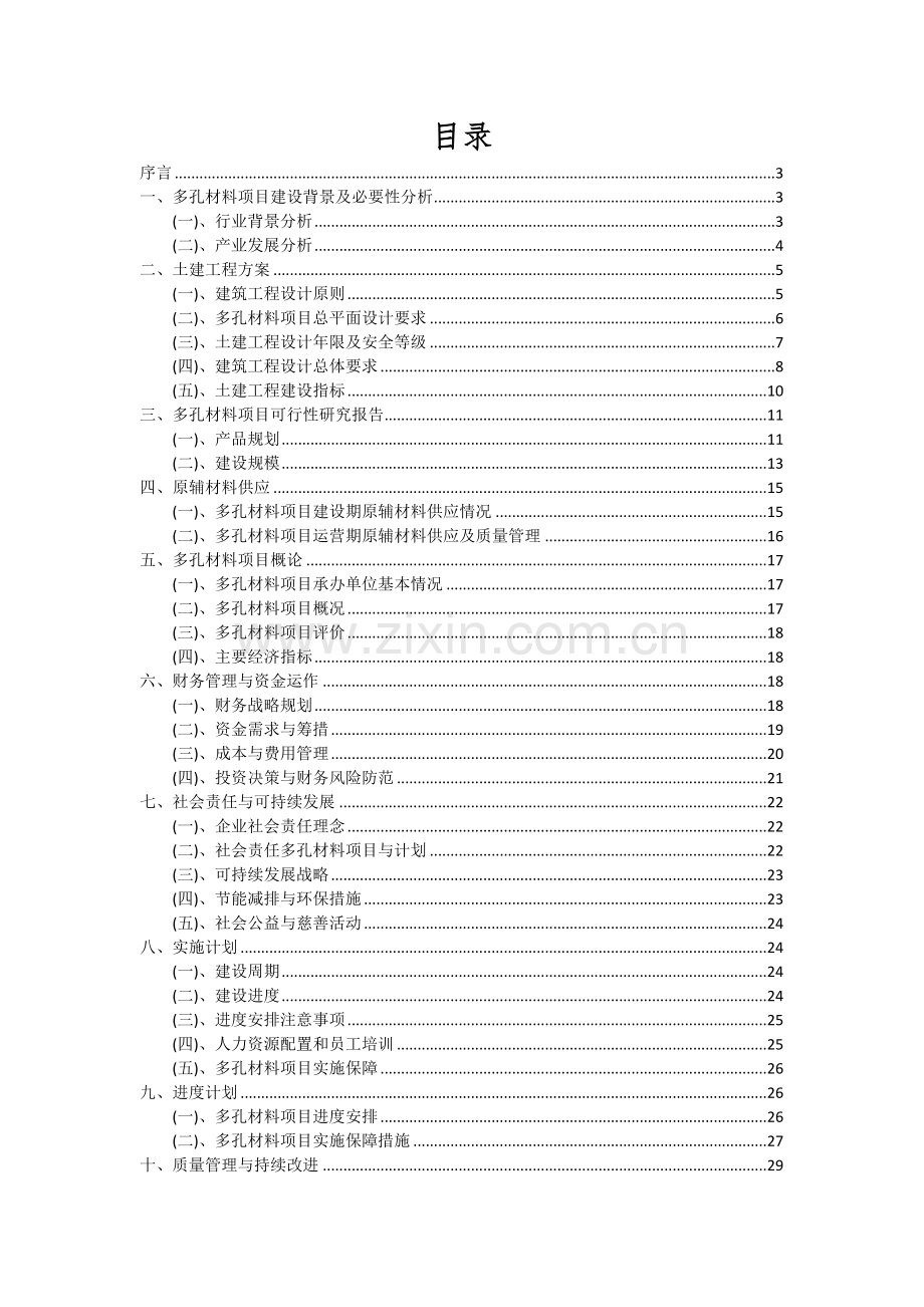 2024年多孔材料项目可行性分析报告.docx_第2页