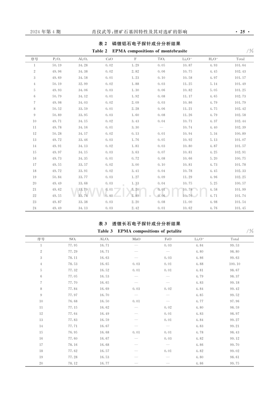 锂矿石基因特性及其对选矿的影响.pdf_第3页