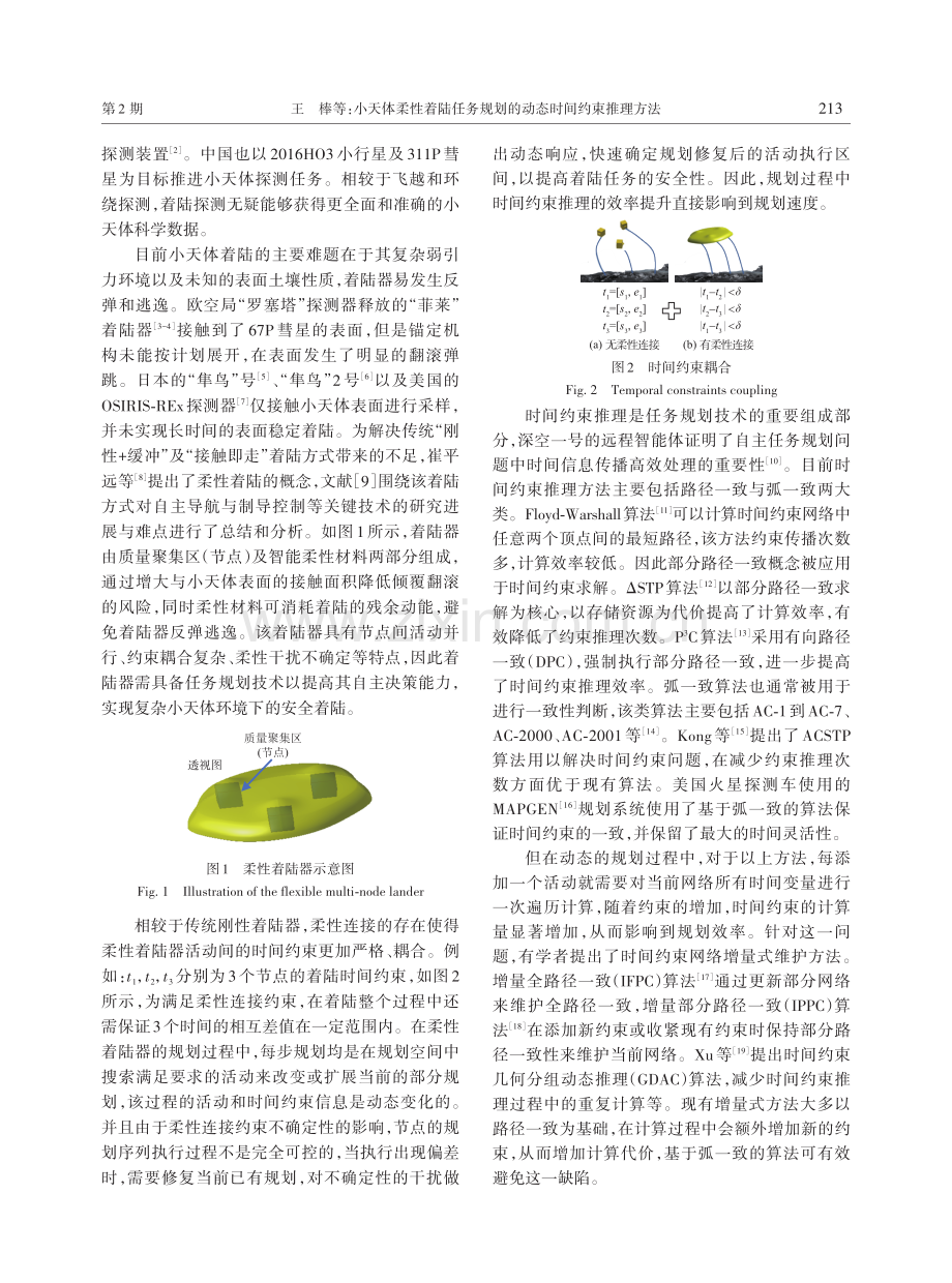 小天体柔性着陆任务规划的动态时间约束推理方法.pdf_第2页