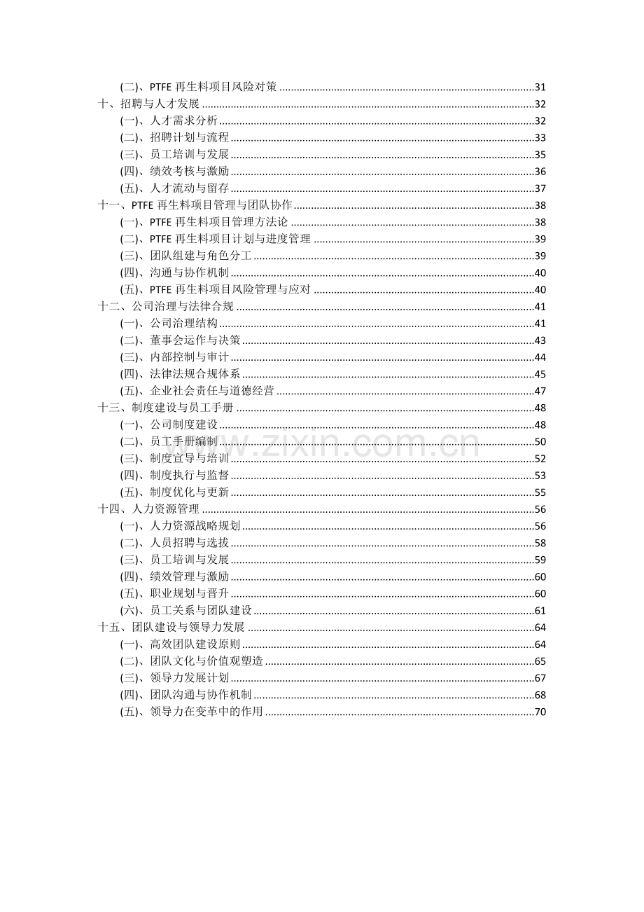 2024年PTFE再生料项目投资分析及可行性报告.docx_第3页