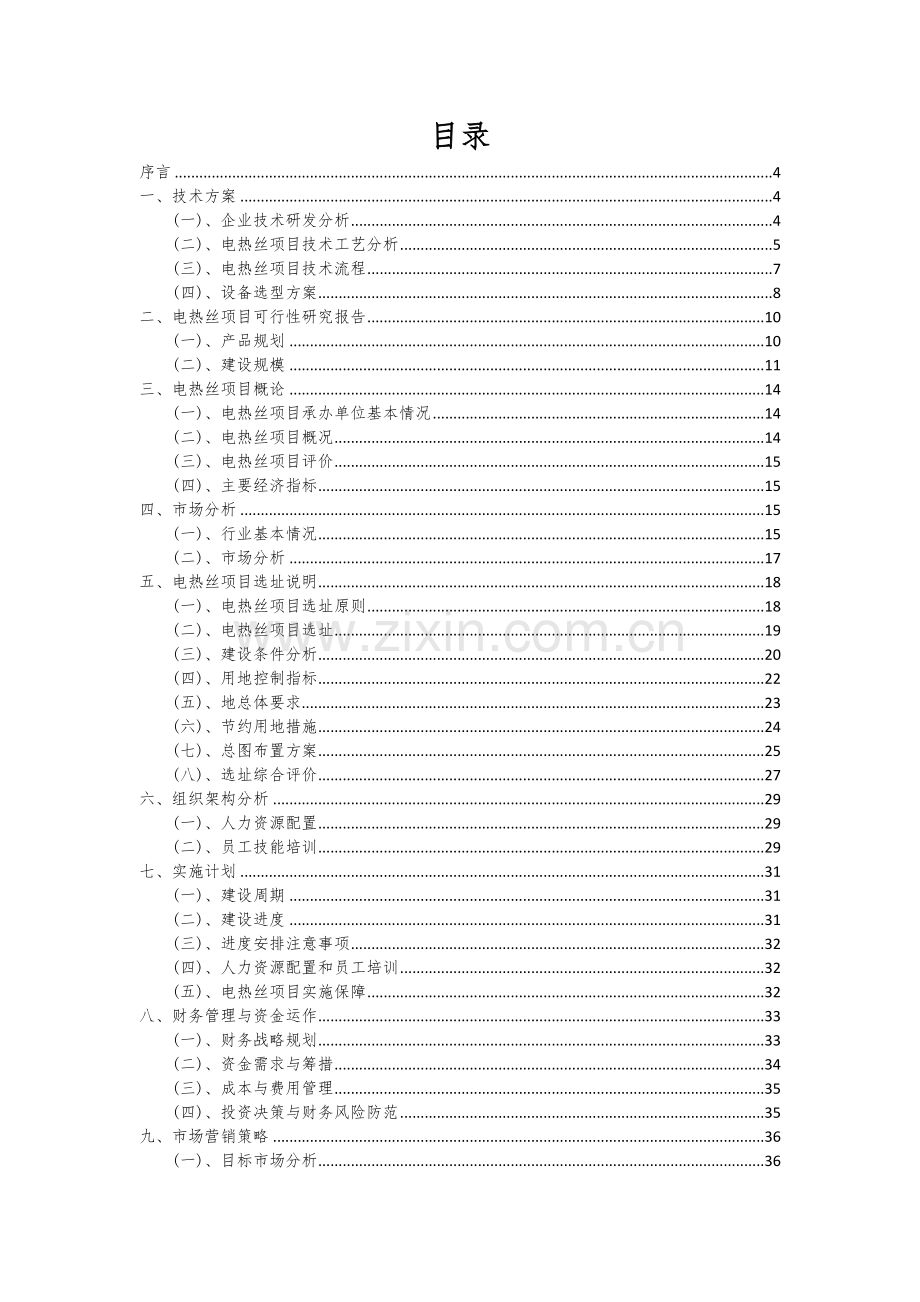 2024年电热丝项目投资分析及可行性报告.docx_第2页