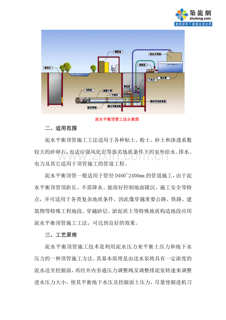 泥水平衡顶管施工工法—国家优秀奖剖析.doc_第2页