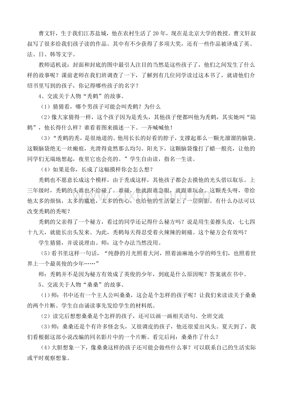 草房子阅读指导课教案.doc_第2页