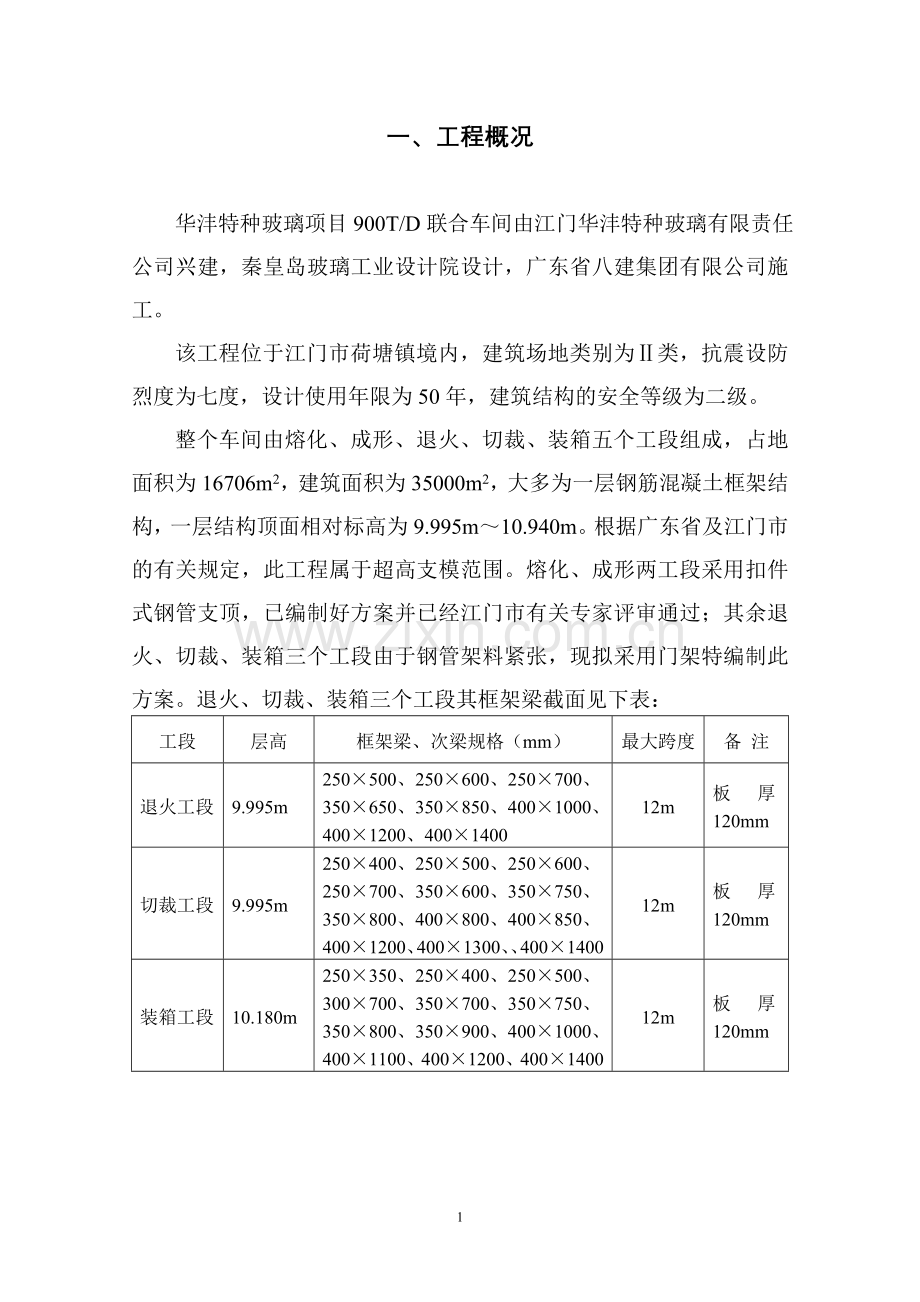 超高支模施工方案1.doc_第1页