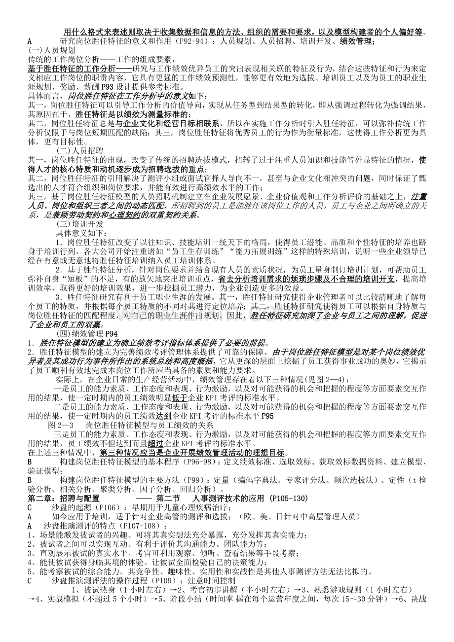 2012人力资源高级管理师一级复习关键词.docx_第2页