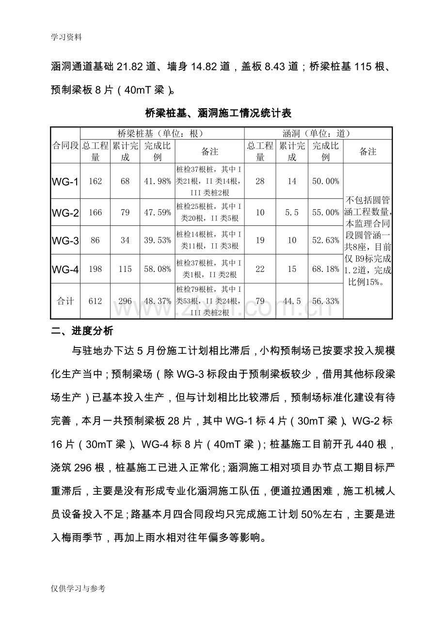 工地监理例会汇报材料(高速公路监理)知识讲解.doc_第2页