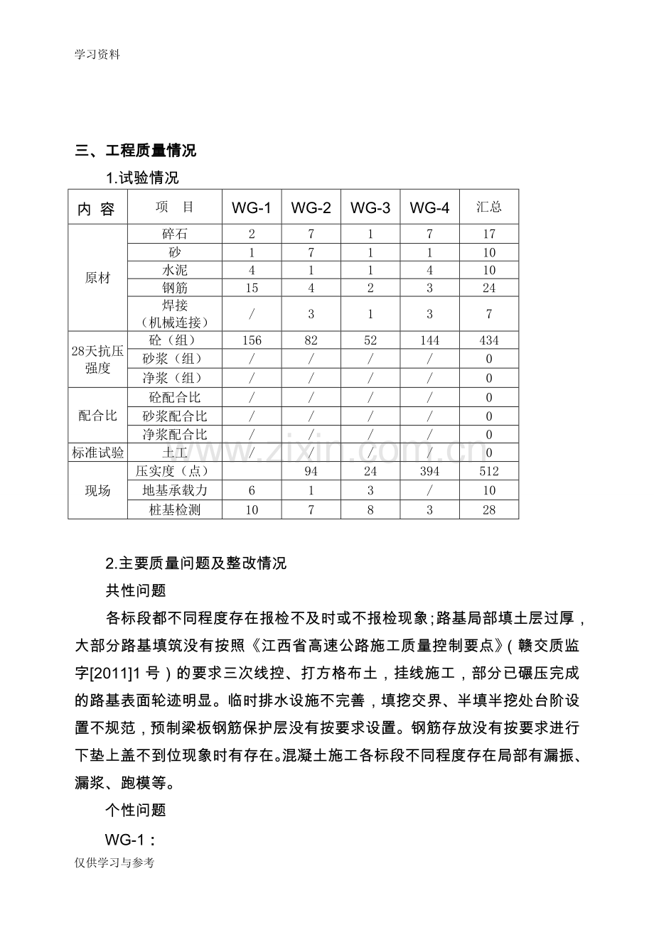 工地监理例会汇报材料(高速公路监理)知识讲解.doc_第3页