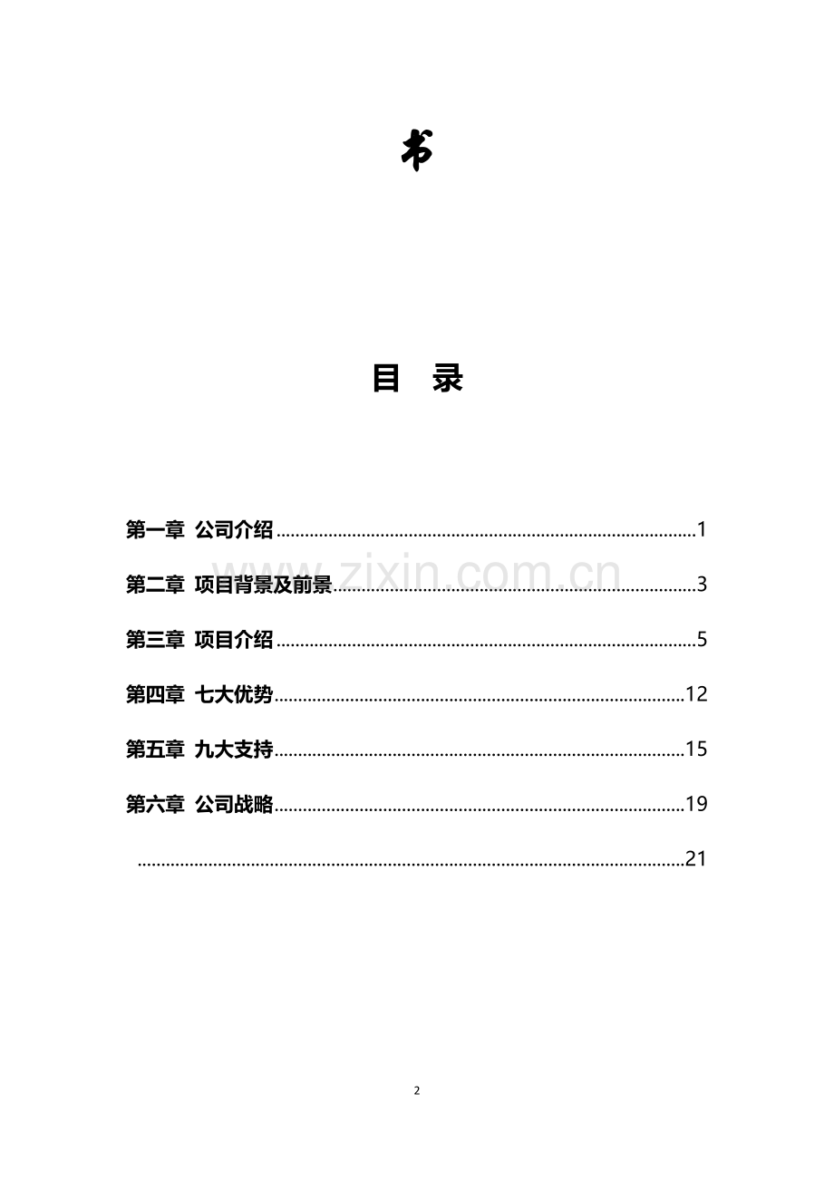 公司规划说明书.docx_第2页