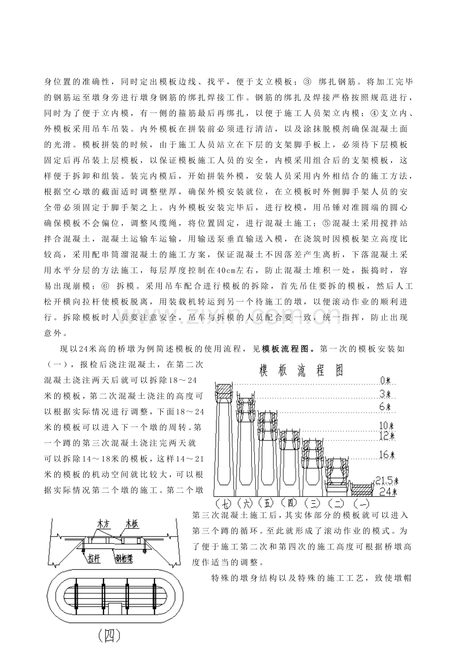 变截面空心薄壁墩模板支架翻模法施工技术精.doc_第3页