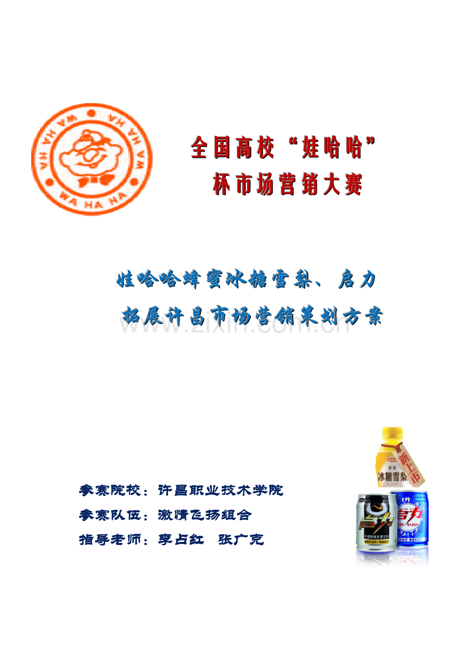 饮料公司市场营销策划案范本样本.doc_第1页