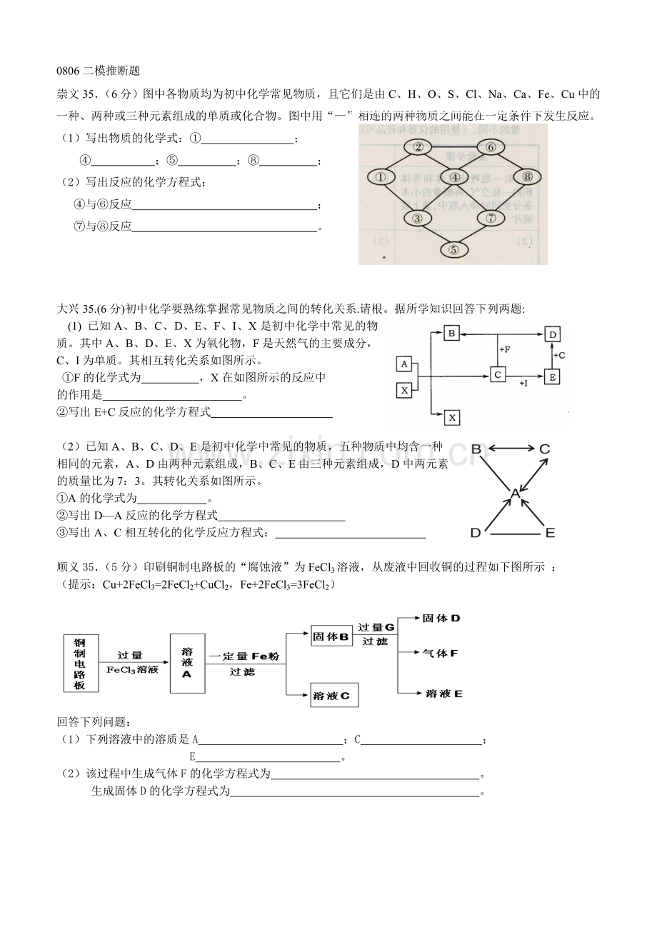 中考化学--化学推断题.doc_第1页