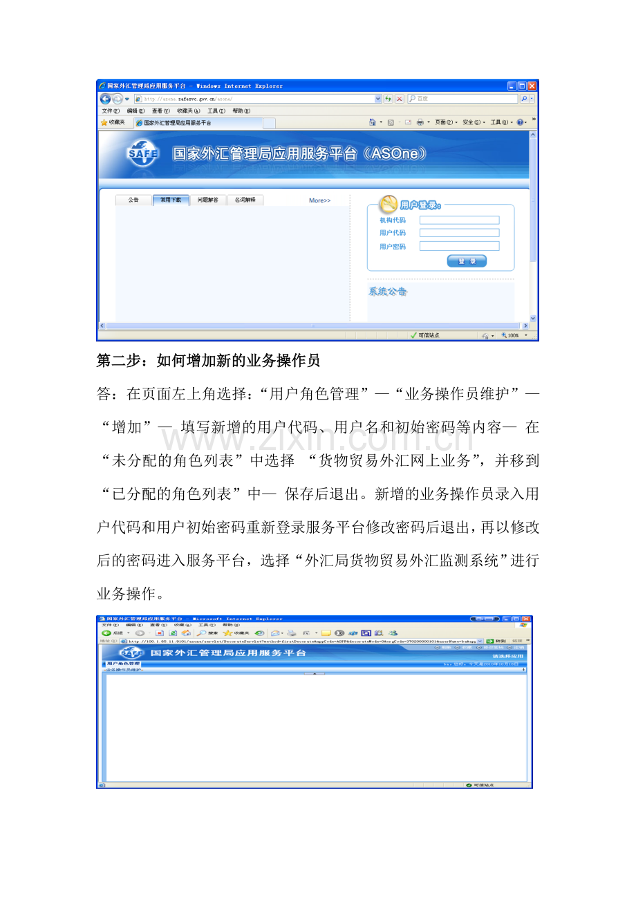货物贸易外汇监测系统登录及业务员设置.doc_第2页