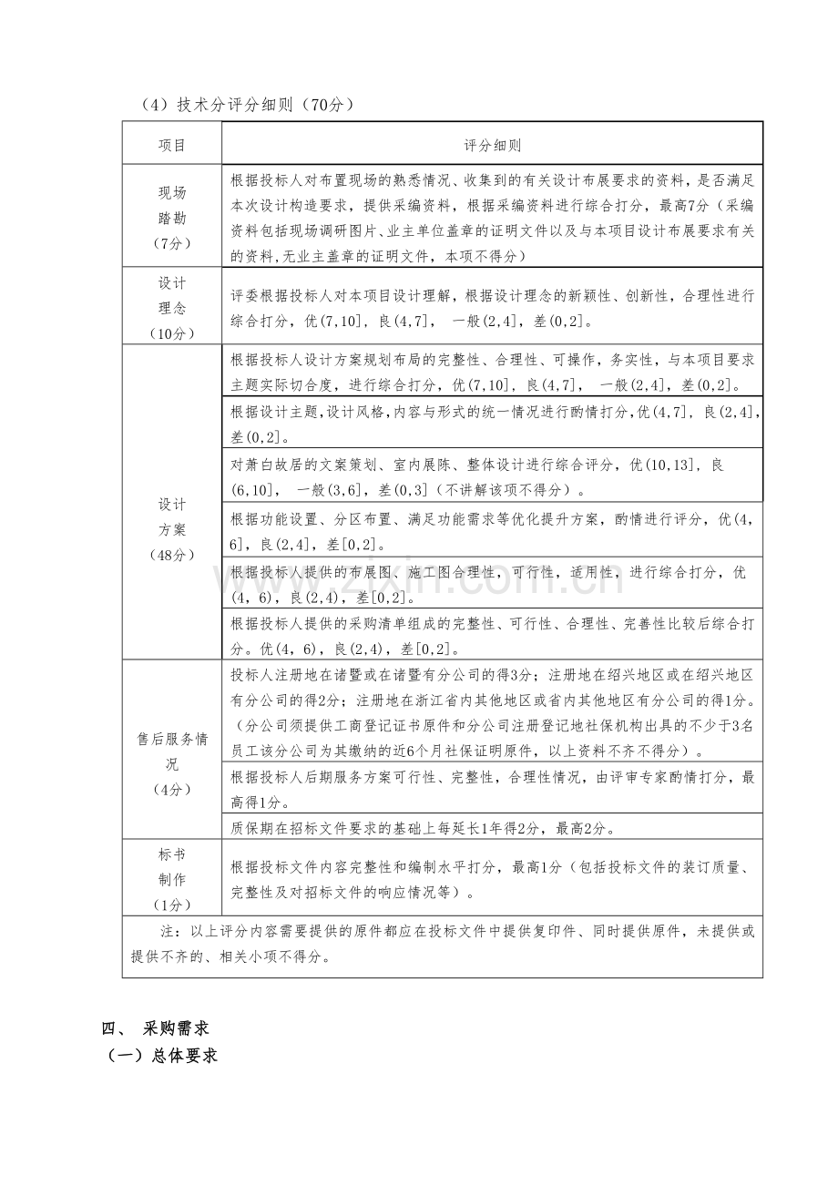 诸暨里浦镇兼溪村文化礼堂设计布展采购项目要素.doc_第2页