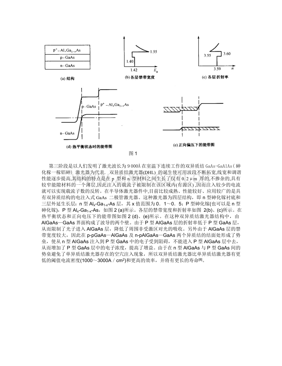 异质结理论与半导体激光器的发展现状与趋势.doc_第3页