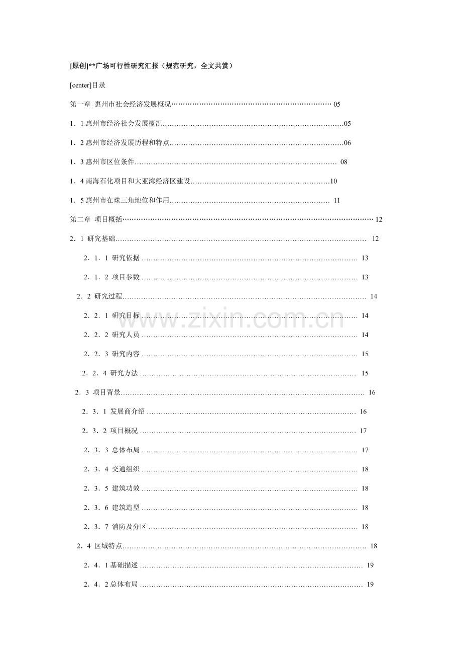 广场可行性研究报告.doc_第1页