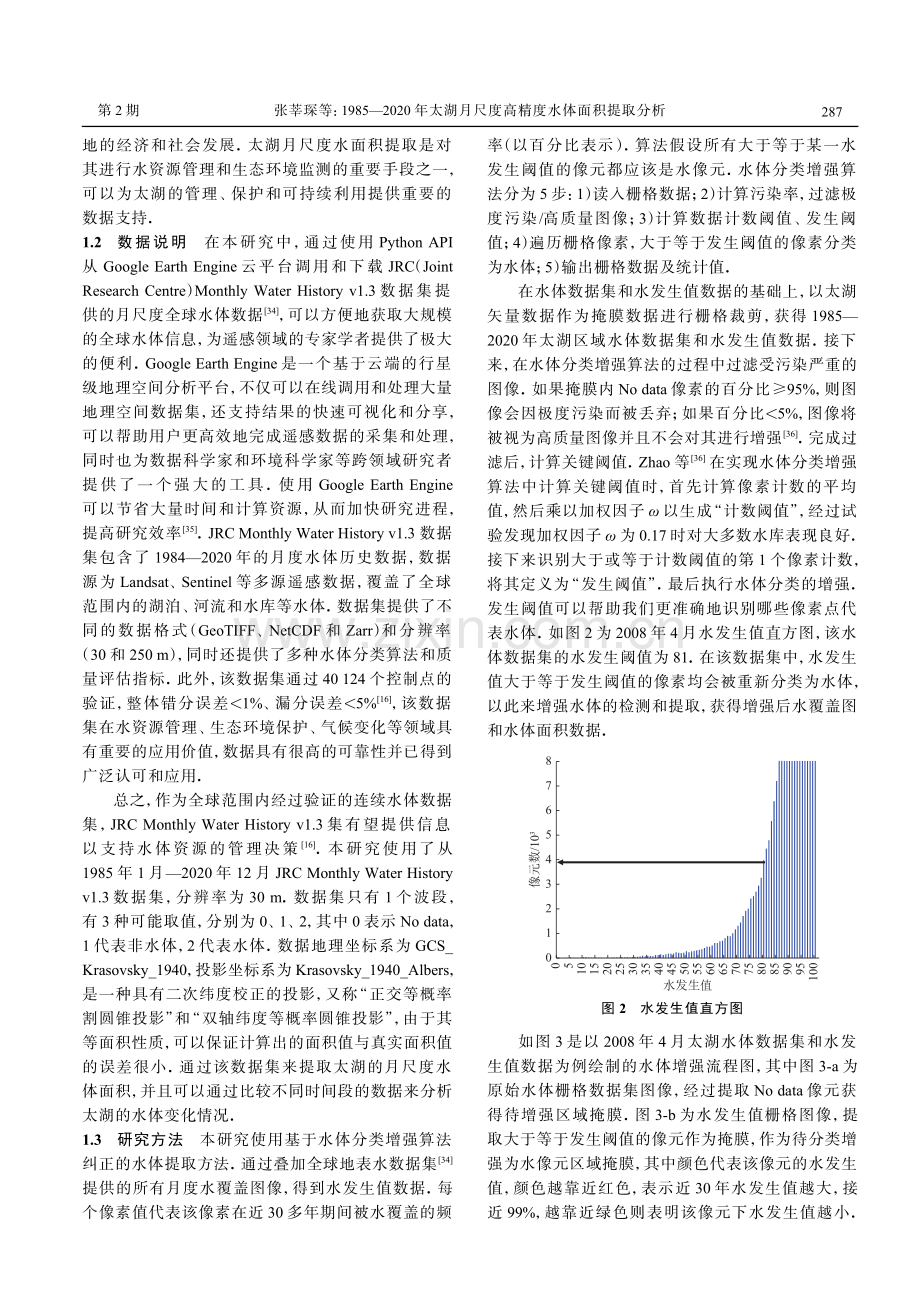 1985−2020年太湖月尺度高精度水体面积提取分析.pdf_第3页