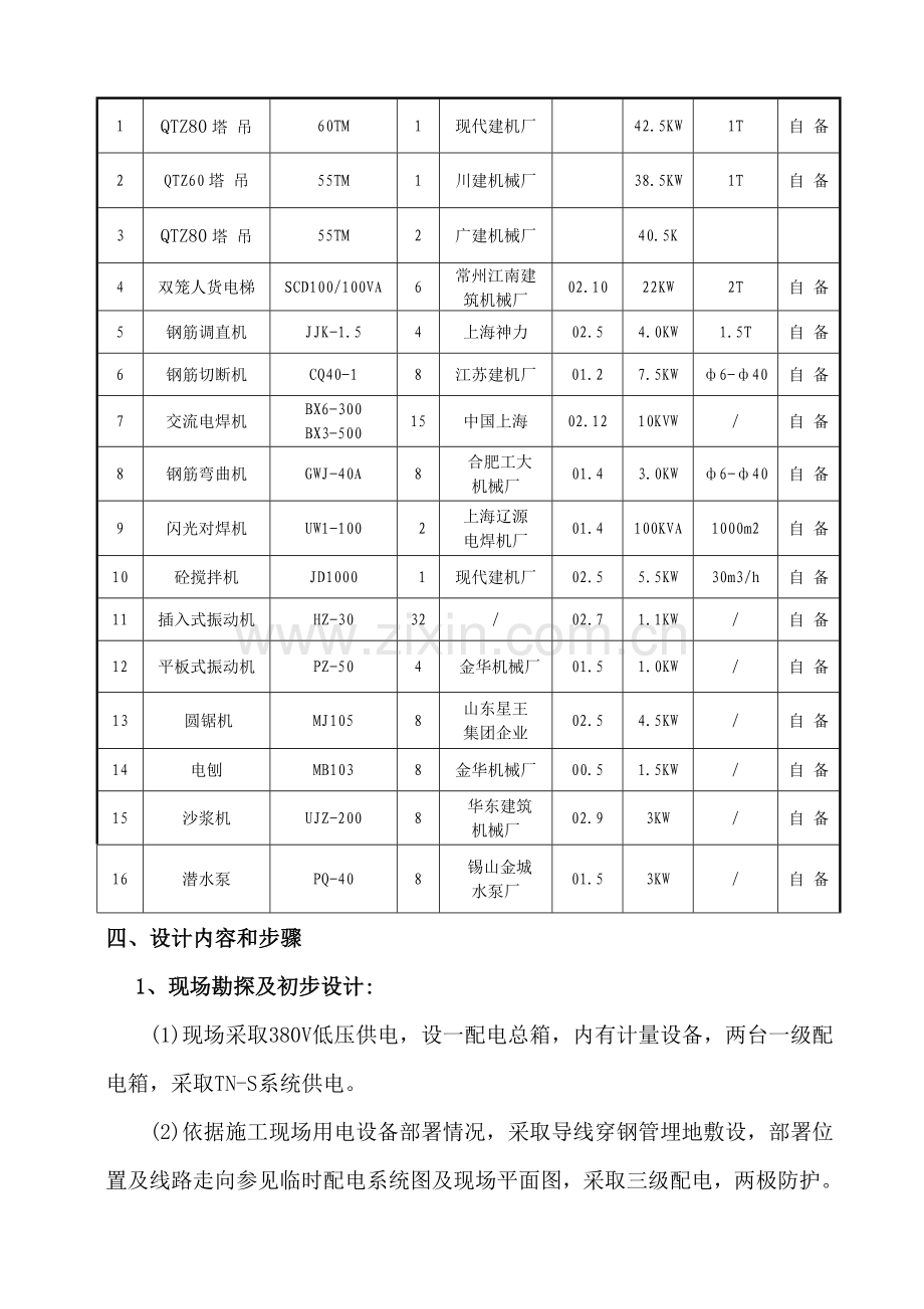 项目临时用电施工方案完整版样本.doc_第3页