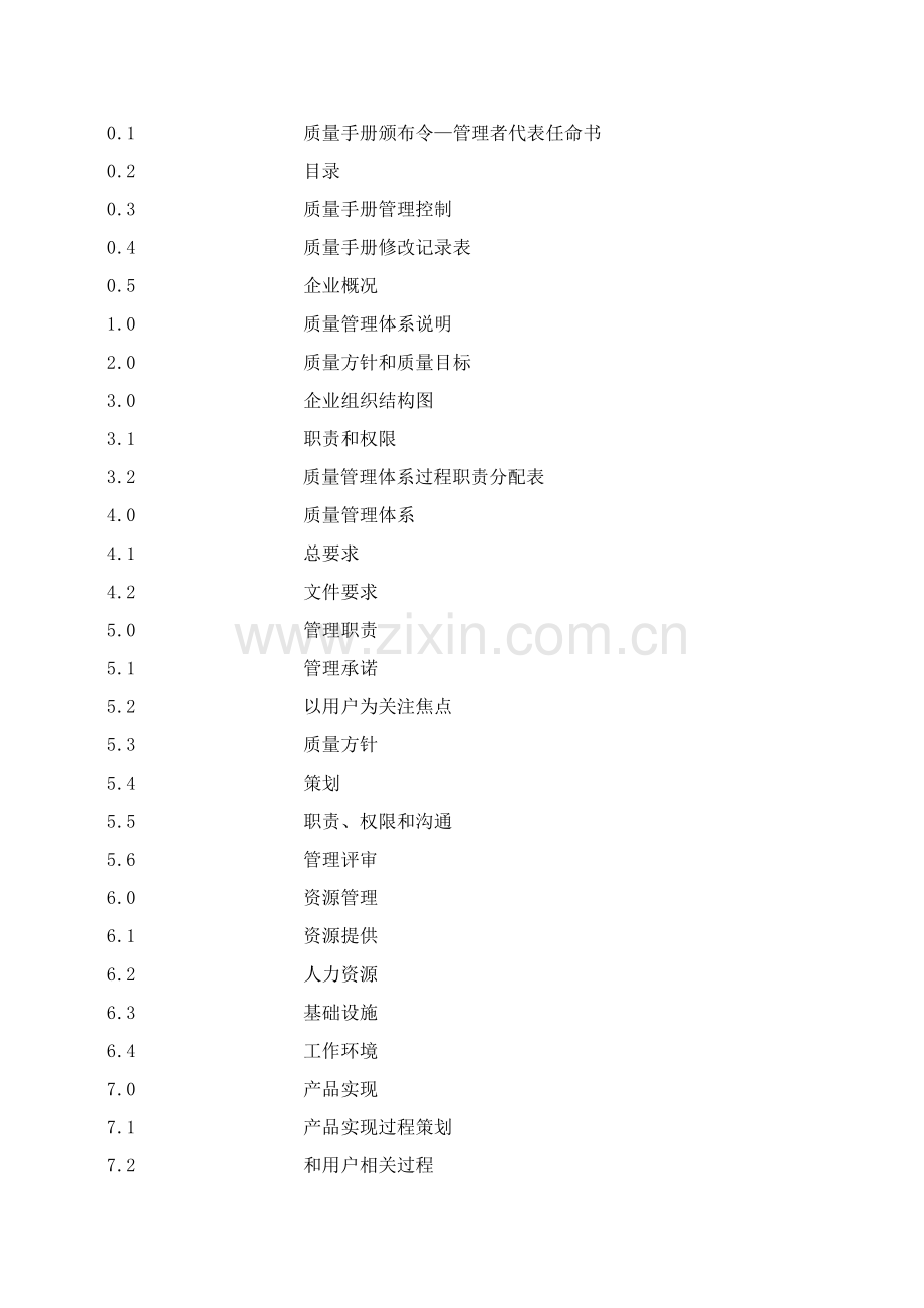 工艺品公司质量管理手册样本.doc_第2页