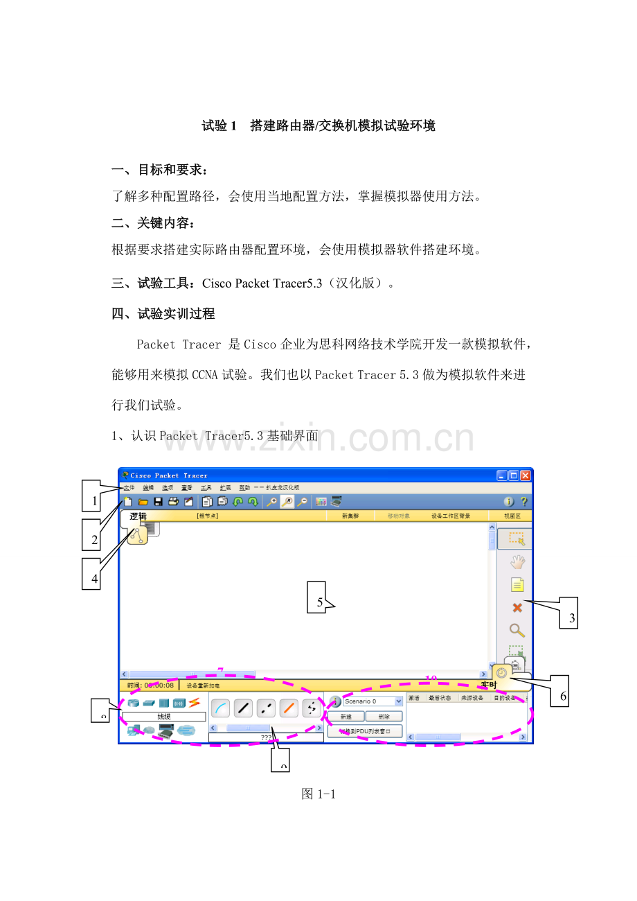 实验指导书网络设备配置与管理版样本.doc_第3页