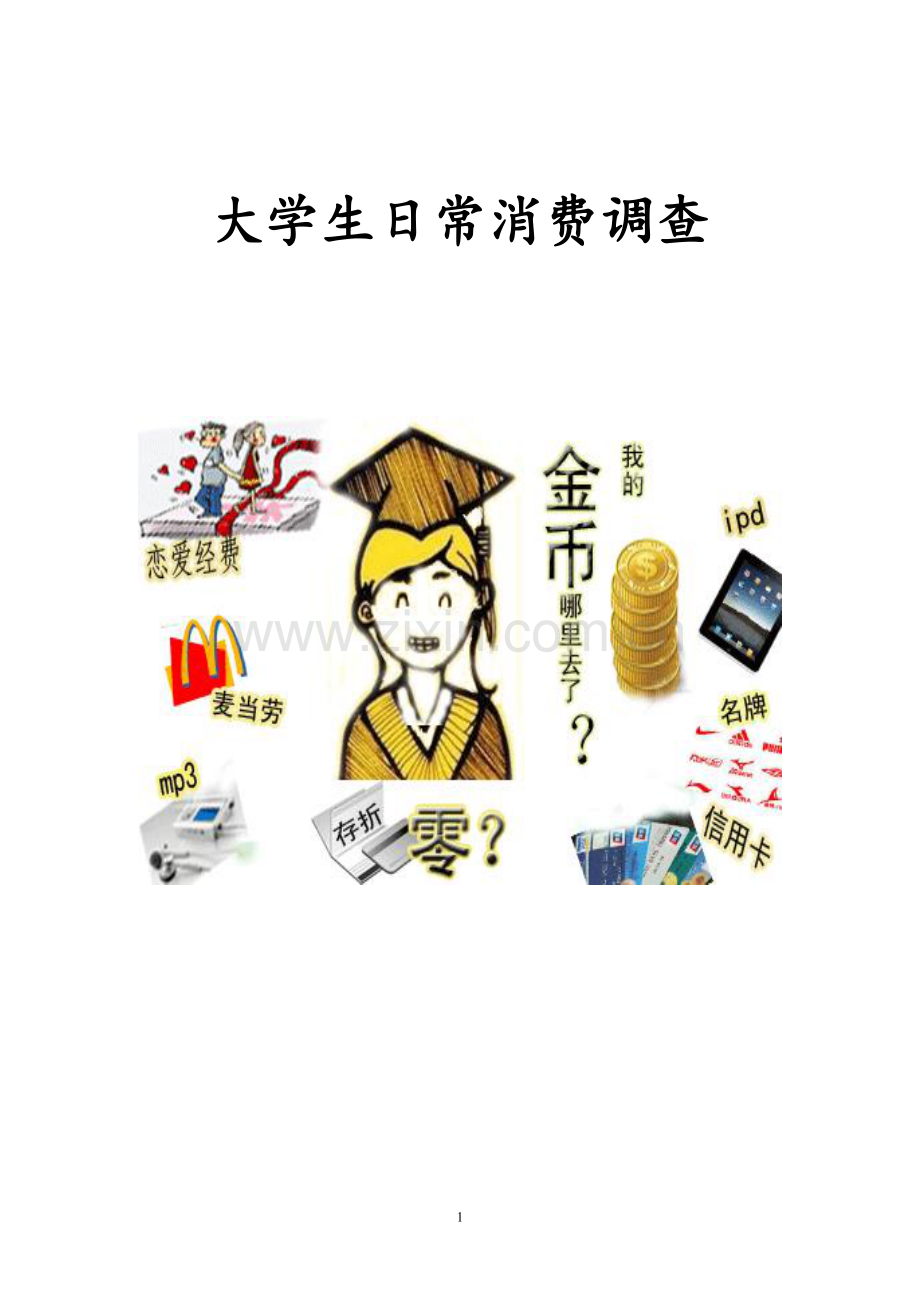 大学生日常消费报告.doc_第1页