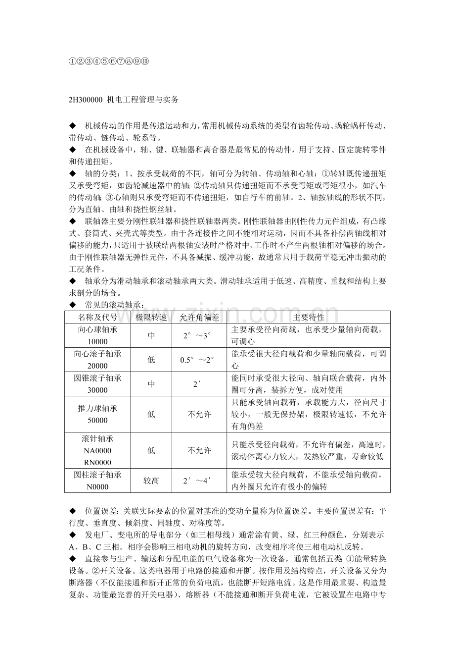 二级建造师管理与实务机电笔记.doc_第1页