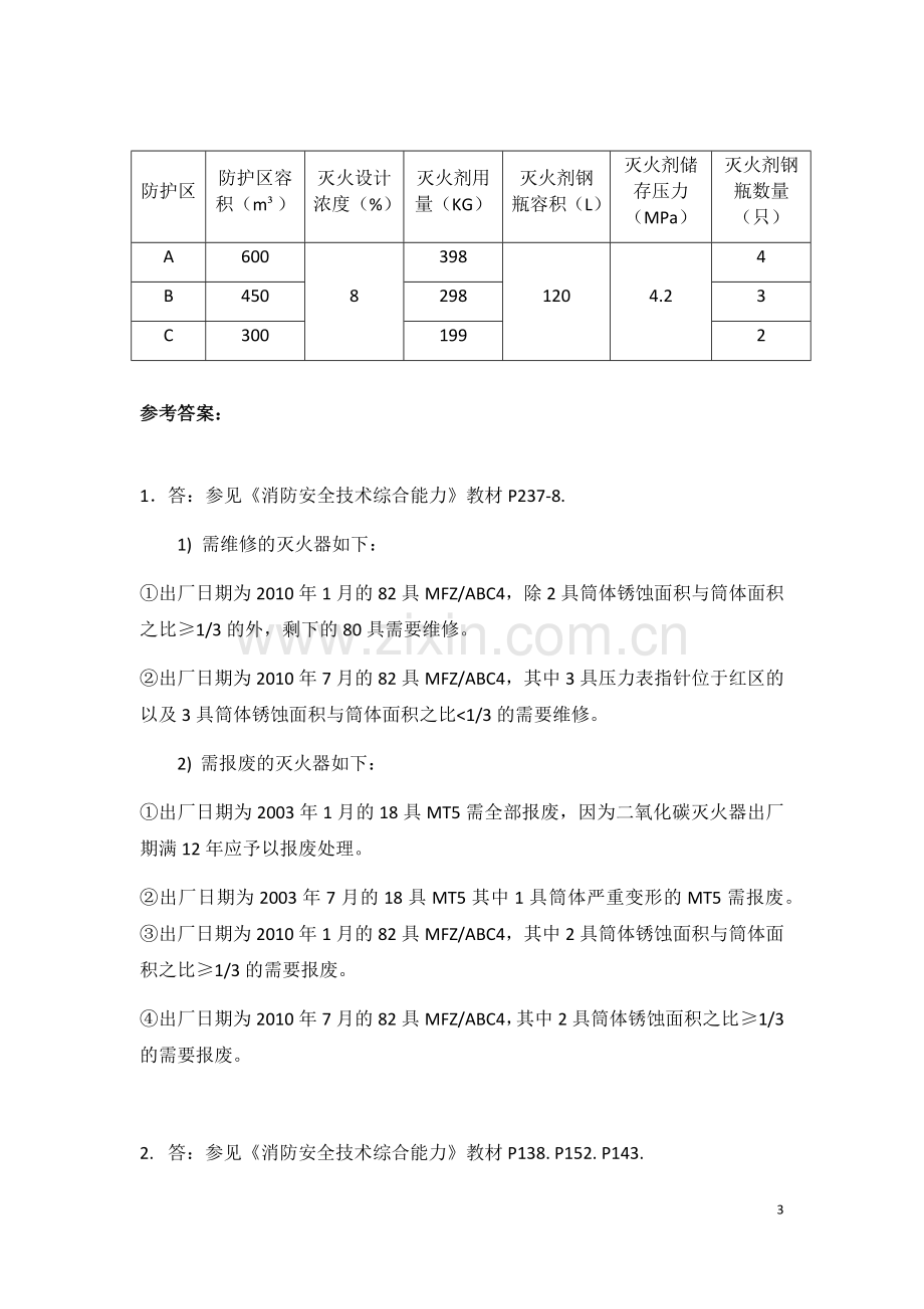 一级消防工程师考试消防安全案例分析真题及详细解析.docx_第3页