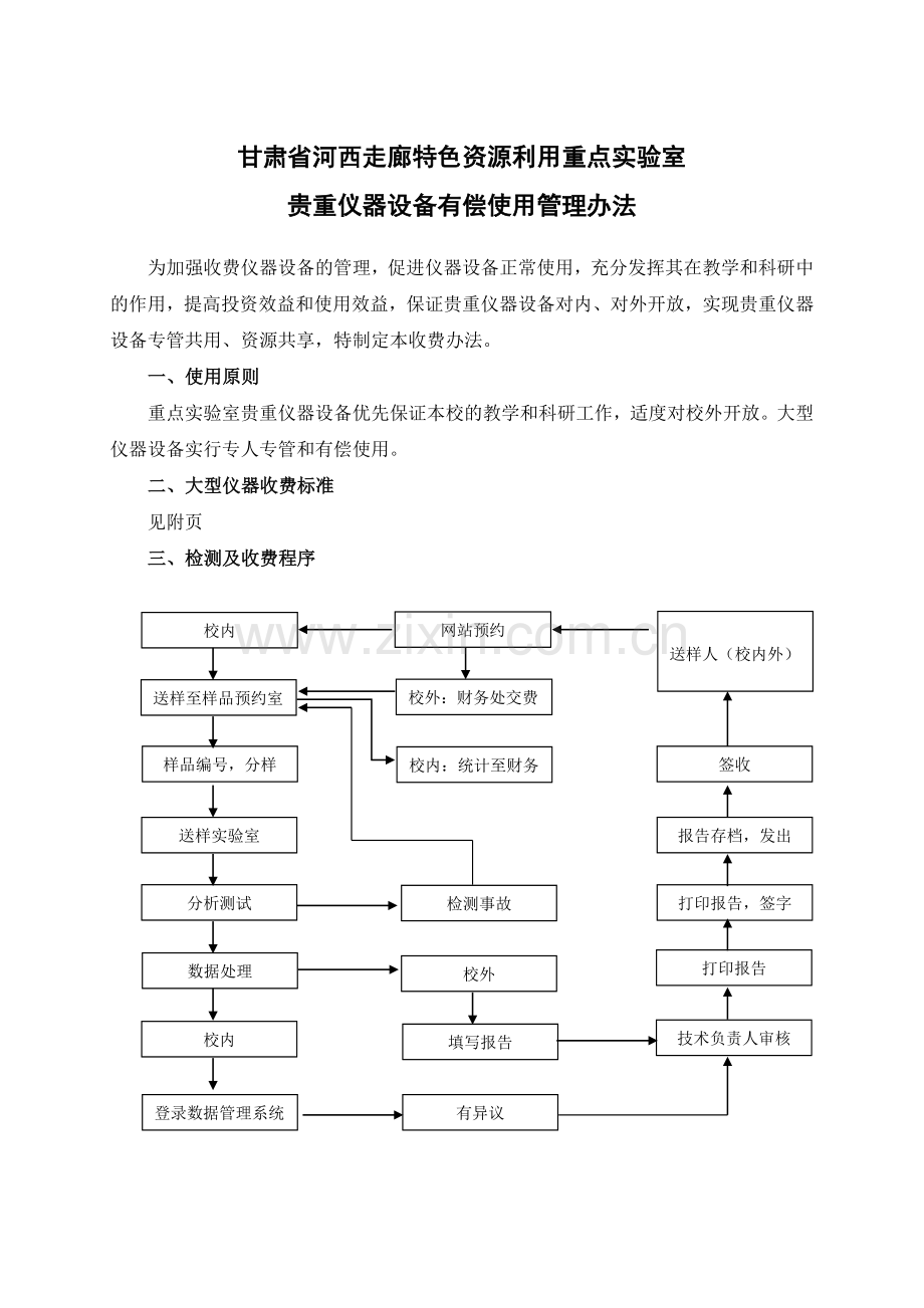 贵重仪器设备有偿使用管理办法试行.doc_第1页