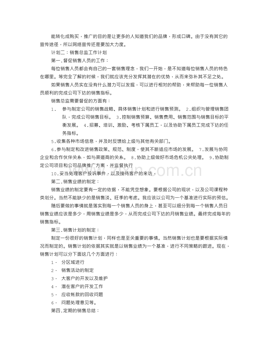 奥迪销售总监工作计划.doc_第2页