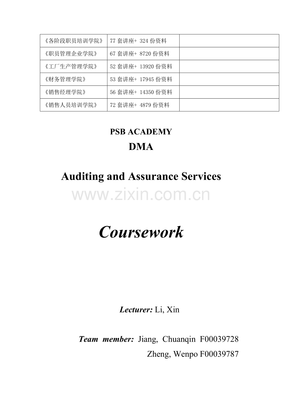 公司审计报告作业样本.doc_第2页